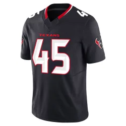 Houston Texans Men's Limited Navy Alternate Vapor F.U.S.E. Jersey (45 E.J. Speed)