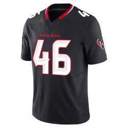 Houston Texans Men's Limited Navy Alternate Vapor F.U.S.E. Jersey (46 Jackson Woodard)