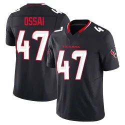 Houston Texans Men's Limited Navy Alternate Vapor F.U.S.E. Jersey (47 K.C. Ossai)