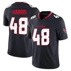 Houston Texans Men's Limited Navy Alternate Vapor F.U.S.E. Jersey (48 Christian Harris)