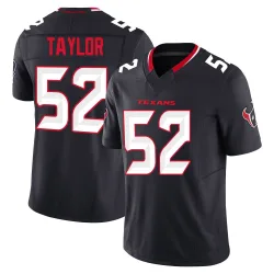 Houston Texans Men's Limited Navy Alternate Vapor F.U.S.E. Jersey (52 Darrell Taylor)
