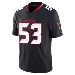 Houston Texans Men's Limited Navy Alternate Vapor F.U.S.E. Jersey (53 Junior Tafuna)