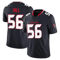 Houston Texans Men's Limited Navy Alternate Vapor F.U.S.E. Jersey (56 Jamal Hill)