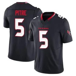 Houston Texans Men's Limited Navy Alternate Vapor F.U.S.E. Jersey (5 Jalen Pitre)