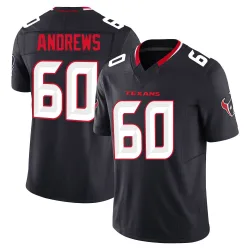 Houston Texans Men's Limited Navy Alternate Vapor F.U.S.E. Jersey (60 Jake Andrews)