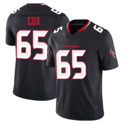 Houston Texans Men's Limited Navy Alternate Vapor F.U.S.E. Jersey (65 Eli Cox)