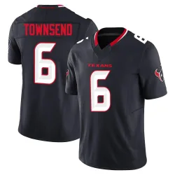 Houston Texans Men's Limited Navy Alternate Vapor F.U.S.E. Jersey (6 Tommy Townsend)