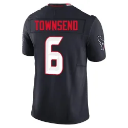 Houston Texans Men's Limited Navy Alternate Vapor F.U.S.E. Jersey (6 Tommy Townsend)