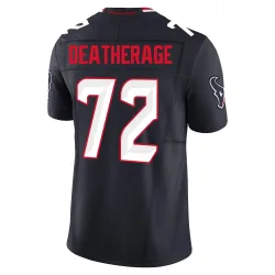 Houston Texans Men's Limited Navy Alternate Vapor F.U.S.E. Jersey (72 Dylan Deatherage)