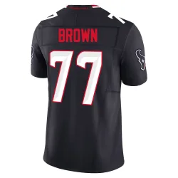 Houston Texans Men's Limited Navy Alternate Vapor F.U.S.E. Jersey (77 Trent Brown)