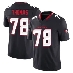 Houston Texans Men's Limited Navy Alternate Vapor F.U.S.E. Jersey (78 Zach Thomas)