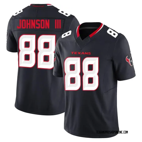 Houston Texans Men's Limited Navy Alternate Vapor F.U.S.E. Jersey (88 Johnny Johnson III)