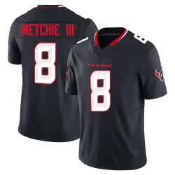 Houston Texans Men's Limited Navy Alternate Vapor F.U.S.E. Jersey (8 John Metchie III)