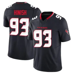 Houston Texans Men's Limited Navy Alternate Vapor F.U.S.E. Jersey (93 Kurt Hinish)