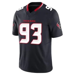 Houston Texans Men's Limited Navy Alternate Vapor F.U.S.E. Jersey (93 Kurt Hinish)
