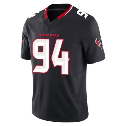 Houston Texans Men's Limited Navy Alternate Vapor F.U.S.E. Jersey (94 Jayden Peevy)