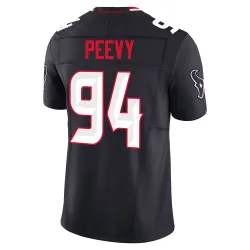 Houston Texans Men's Limited Navy Alternate Vapor F.U.S.E. Jersey (94 Jayden Peevy)