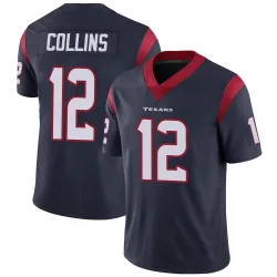 Houston Texans Men's Limited Navy Blue Team Color Vapor Untouchable Jersey (12 Nico Collins)