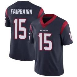 Houston Texans Men's Limited Navy Blue Team Color Vapor Untouchable Jersey (15 Ka'imi Fairbairn)