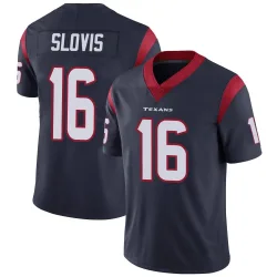 Houston Texans Men's Limited Navy Blue Team Color Vapor Untouchable Jersey (16 Kedon Slovis)