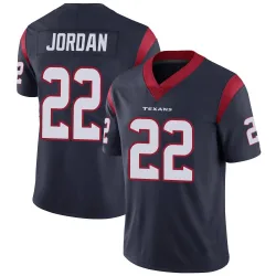 Houston Texans Men's Limited Navy Blue Team Color Vapor Untouchable Jersey (22 Jawhar Jordan)