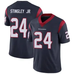 Houston Texans Men's Limited Navy Blue Team Color Vapor Untouchable Jersey (24 Derek Stingley Jr.)