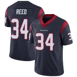 Houston Texans Men's Limited Navy Blue Team Color Vapor Untouchable Jersey (34 Jaylen Reed)