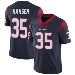 Houston Texans Men's Limited Navy Blue Team Color Vapor Untouchable Jersey (35 Jake Hansen)