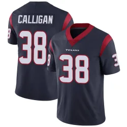 Houston Texans Men's Limited Navy Blue Team Color Vapor Untouchable Jersey (38 Keydrain Calligan)