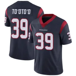 Houston Texans Men's Limited Navy Blue Team Color Vapor Untouchable Jersey (39 Henry To'oTo'o)