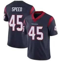 Houston Texans Men's Limited Navy Blue Team Color Vapor Untouchable Jersey (45 E.J. Speed)