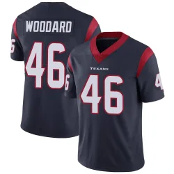 Houston Texans Men's Limited Navy Blue Team Color Vapor Untouchable Jersey (46 Jackson Woodard)
