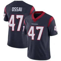 Houston Texans Men's Limited Navy Blue Team Color Vapor Untouchable Jersey (47 K.C. Ossai)