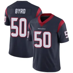 Houston Texans Men's Limited Navy Blue Team Color Vapor Untouchable Jersey (50 Solomon Byrd)