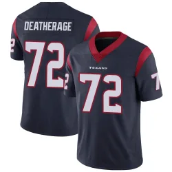 Houston Texans Men's Limited Navy Blue Team Color Vapor Untouchable Jersey (72 Dylan Deatherage)