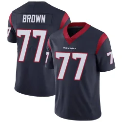 Houston Texans Men's Limited Navy Blue Team Color Vapor Untouchable Jersey (77 Trent Brown)