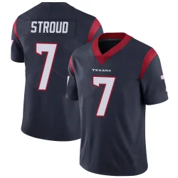 Houston Texans Men's Limited Navy Blue Team Color Vapor Untouchable Jersey (7 C.J. Stroud)