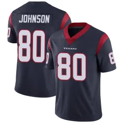 Houston Texans Men's Limited Navy Blue Team Color Vapor Untouchable Jersey (80 Andre Johnson)