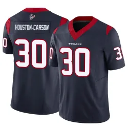 Houston Texans Men's Limited Navy DeAndre -Carson Vapor F.U.S.E. Jersey (30 DeAndre Houston-Carson)