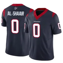 Houston Texans Men's Limited Navy Vapor F.U.S.E. Jersey (0 Azeez Al-Shaair)
