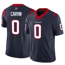 Houston Texans Men's Limited Navy Vapor F.U.S.E. Jersey (0 Jerome Carvin)