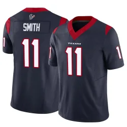 Houston Texans Men's Limited Navy Vapor F.U.S.E. Jersey (11 Tremon Smith)