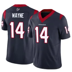 Houston Texans Men's Limited Navy Vapor F.U.S.E. Jersey (14 Jared Wayne)