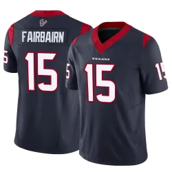 Houston Texans Men's Limited Navy Vapor F.U.S.E. Jersey (15 Ka'imi Fairbairn)