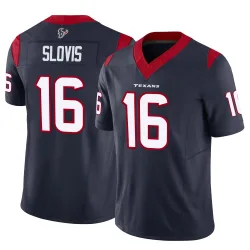Houston Texans Men's Limited Navy Vapor F.U.S.E. Jersey (16 Kedon Slovis)
