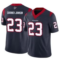 Houston Texans Men's Limited Navy Vapor F.U.S.E. Jersey (23 C.J. Gardner-Johnson)