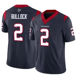 Houston Texans Men's Limited Navy Vapor F.U.S.E. Jersey (2 Calen Bullock)