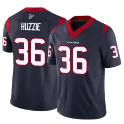 Houston Texans Men's Limited Navy Vapor F.U.S.E. Jersey (36 Alijah Huzzie)