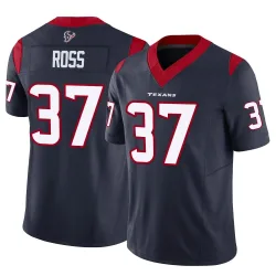 Houston Texans Men's Limited Navy Vapor F.U.S.E. Jersey (37 D'Angelo Ross)