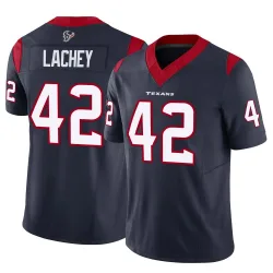 Houston Texans Men's Limited Navy Vapor F.U.S.E. Jersey (42 Luke Lachey)